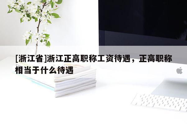 [浙江省]浙江正高职称工资待遇，正高职称相当于什么待遇